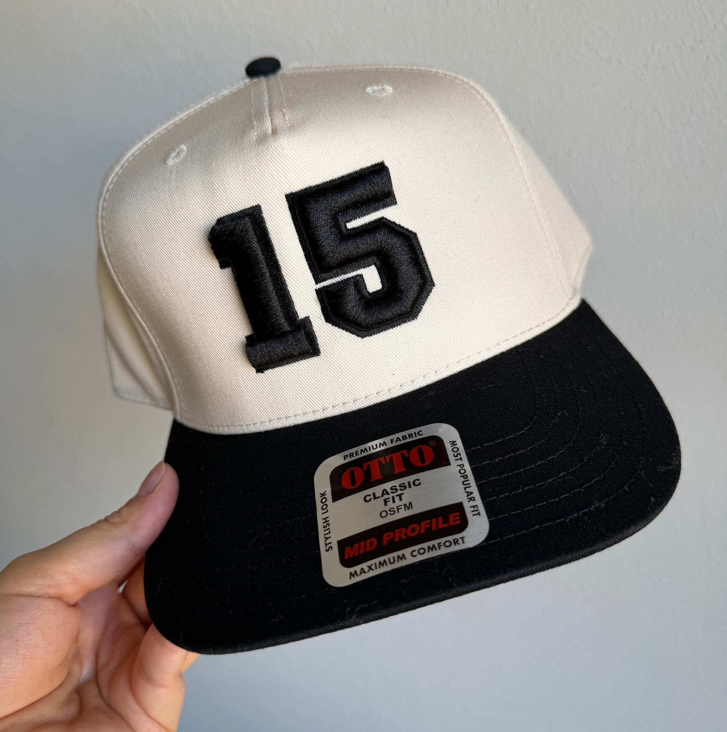 3D Puff Number Hat