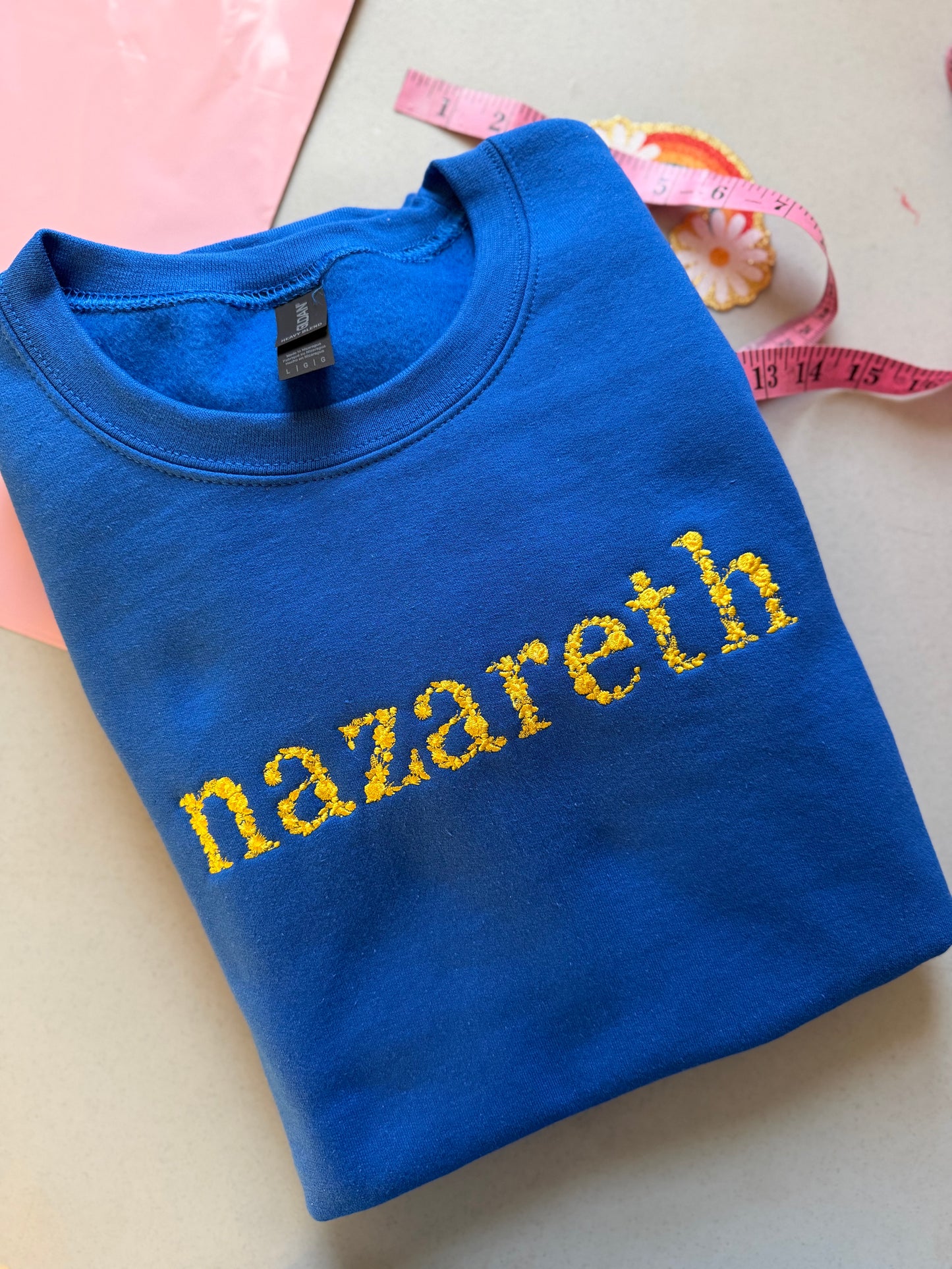Floral Name Crewneck