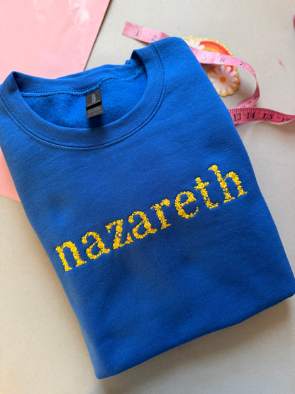 Floral Name Crewneck